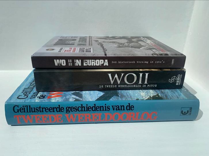 3 geïllustreerde boeken over wereldoorlog 2, Boeken, Geschiedenis | Wereld, Zo goed als nieuw, Europa, Ophalen