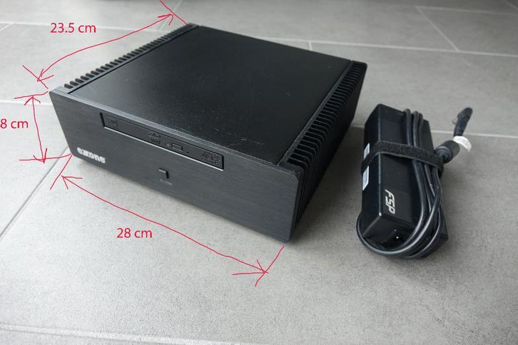 Fanless computer Exone, Informatique & Logiciels, Ordinateurs de bureau, Utilisé, SSD, Enlèvement