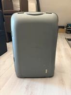 2 grijze koffers, Gebruikt, Hard kunststof, 45 tot 55 cm, Slot