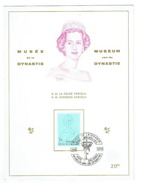Gelegenheidskaart Fabiola (Post-0025), Postzegels en Munten, Postzegels | Thematische zegels, Gestempeld, Koningshuis, Ophalen of Verzenden