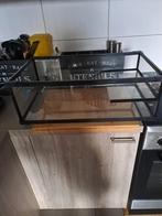 Schildpadden aquarium zwart, Ophalen, Zo goed als nieuw