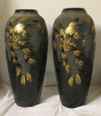 exceptionnellement grands vases Legras dorés gravés à l'acid, Antiquités & Art, Enlèvement