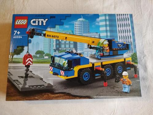Lego City 60324 – Mobiele kraan, Kinderen en Baby's, Speelgoed | Duplo en Lego, Nieuw, Lego, Complete set, Ophalen of Verzenden
