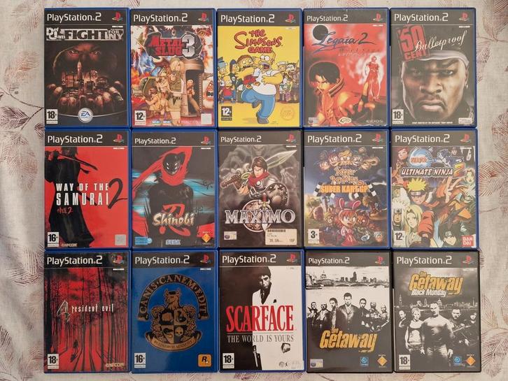 Verschillende Ps2 games te koop., Consoles de jeu & Jeux vidéo, Jeux | Sony PlayStation 2, Comme neuf, Enlèvement