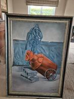 Groot surrealistisch schilderij, Antiek en Kunst, Ophalen