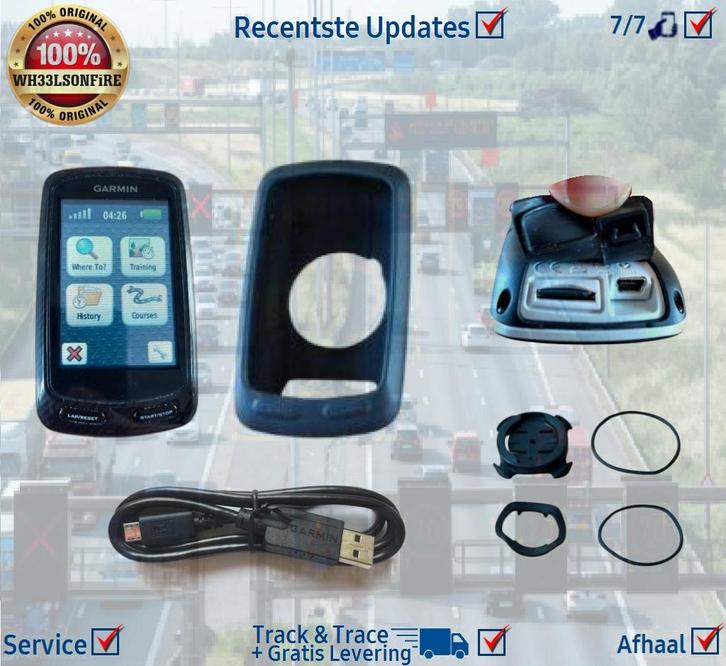 Garmin Edge 800 + TopoActive Europa 2025.10, Fietsen en Brommers, Fietsaccessoires | Fietscomputers, Ophalen of Verzenden