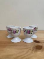 Vintage eierdopjes met bloemenmotief, Antiek en Kunst, Ophalen of Verzenden