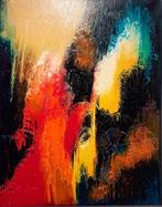 "Vrijheidskoloriet" - Piet van Riel, Antiek en Kunst, Kunst | Schilderijen | Modern, Ophalen