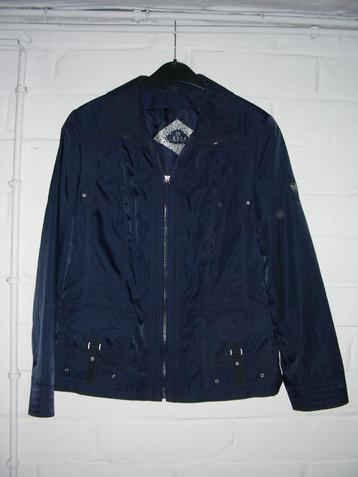 Donkerblauwe zomervest met rits ook geschikt tegen regen, 40, Kleding | Dames, Maat 38/40 (M), Blauw, Ophalen of Verzenden, Zo goed als nieuw