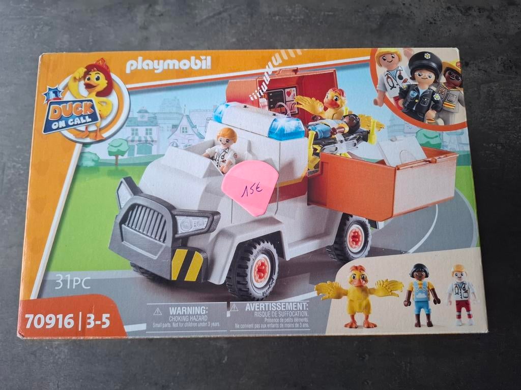 Playmobil Duck On Call - 70916, Ophalen of Verzenden, Zo goed als nieuw, Complete set