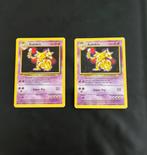 2 identieke pokemonkaarten, naam: Kadabra 30/102, Hobby en Vrije tijd, Verzamelkaartspellen | Pokémon, Ophalen of Verzenden, Zo goed als nieuw