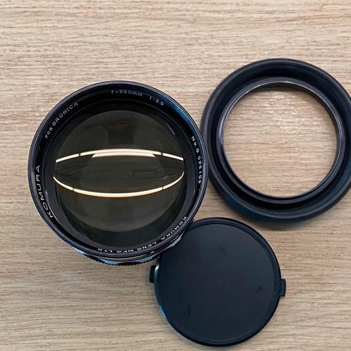 Komura voor Bronica 200mm f3.5, zeldzaam* perfecte staat, Audio, Tv en Foto, Fotocamera's Analoog, Zo goed als nieuw, Spiegelreflex