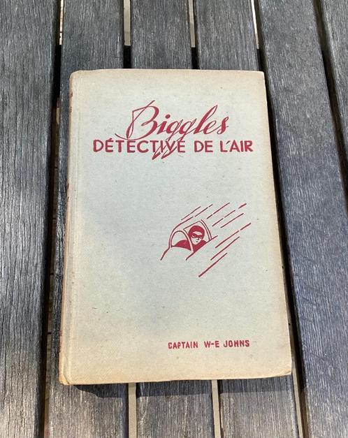 BIGGLES detective de l’air uit 1951 - Frans - zonder kaft, Collections, Aviation, Utilisé, Livre ou Revue, Enlèvement ou Envoi