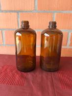 2 bruine grote flessen, Antiek en Kunst, Ophalen of Verzenden