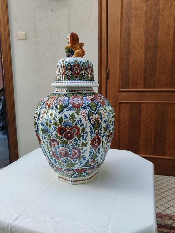 dekselvaas, Antiek en Kunst, Antiek | Keramiek en Aardewerk, Ophalen