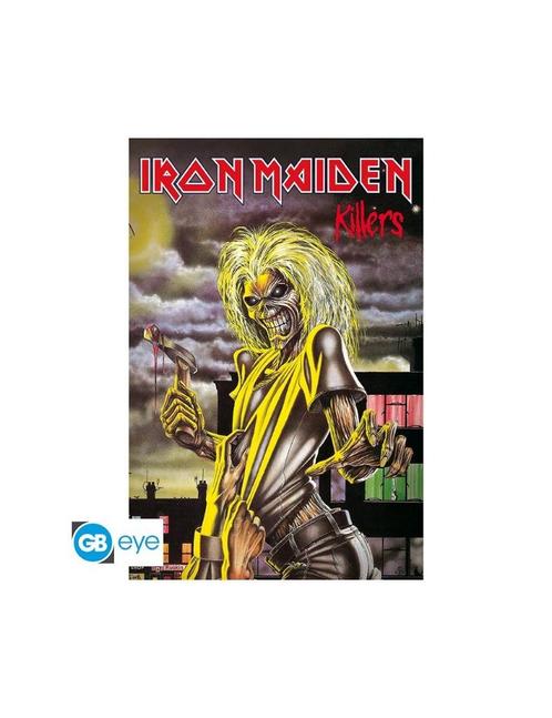Iron Maiden - Poster Maxi (91.5x61cm) - Killers, Verzamelen, Posters, Nieuw, Muziek, Deurposter of groter, Vierkant, Verzenden