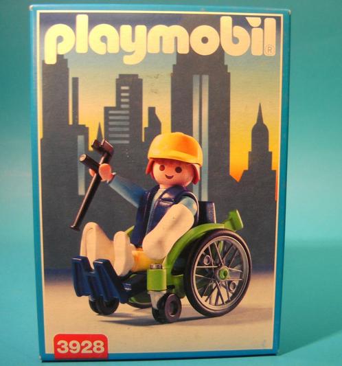 PLAYMOBIL - PATIENT MET ROLSTOEL - 3928 - vintage  - Nieuw-, Kinderen en Baby's, Speelgoed | Playmobil, Nieuw, Complete set, Ophalen of Verzenden