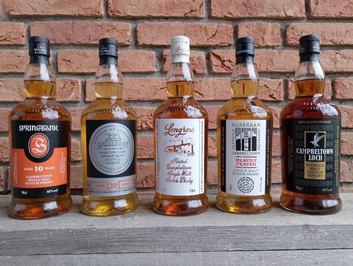 SPRINGBANK (5X) DISTILLERY, Verzamelen, Wijnen, Nieuw, Overige typen, Overige gebieden, Vol, Ophalen of Verzenden