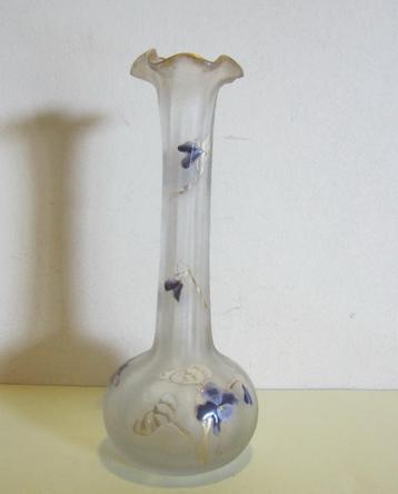 Ancien art nouveau Montjoye, vase Legras, vers 1910, Envoi