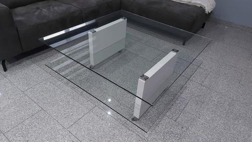 Modern  Glas Salontafel, Huis en Inrichting, Tafels | Salontafels, Zo goed als nieuw, Glas, Ophalen of Verzenden