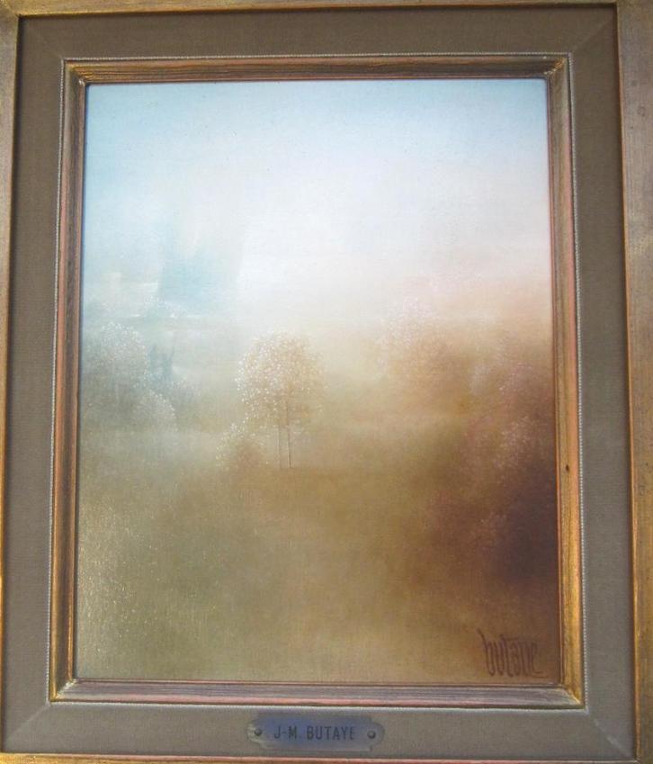 "Mystiek" ) J-M Butaye (1945 - 2024), Antiek en Kunst, Kunst | Schilderijen | Klassiek, Ophalen