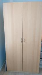 Kleerkast met 2 deuren, Huis en Inrichting, Ophalen, 200 cm of meer, Eikenhout, Met hangruimte