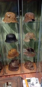 Casques allemands ww1 de fouille, Collections