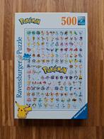 Pokemon Puzzel 500st, Ophalen of Verzenden, Zo goed als nieuw, Legpuzzel