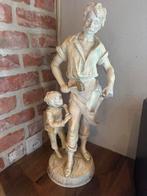 Beeld smid met kind, Ophalen