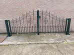 Inrijpoort Poort verzinkt en gecoat (Antiek groen), Tuin en Terras, Ophalen, Nieuw, 150 tot 200 cm, IJzer