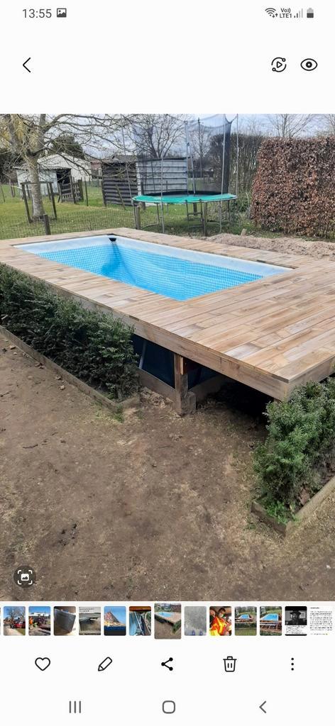 Zwembad met toebehoren, Tuin en Terras, Zwembad-toebehoren, Zo goed als nieuw, Ophalen