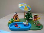 playmobil 4140 = compactset zwembad  in de tuin, Enlèvement ou Envoi, Comme neuf, Ensemble complet