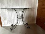 Tafel met glazen blad, Antiek en Kunst, Ophalen