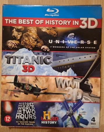 The Best of History in 3D - 4-Disc Blu-ray Boxset beschikbaar voor biedingen