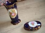 Limoges Cobalt Blue & Gold 22k, Antiek en Kunst, Ophalen of Verzenden