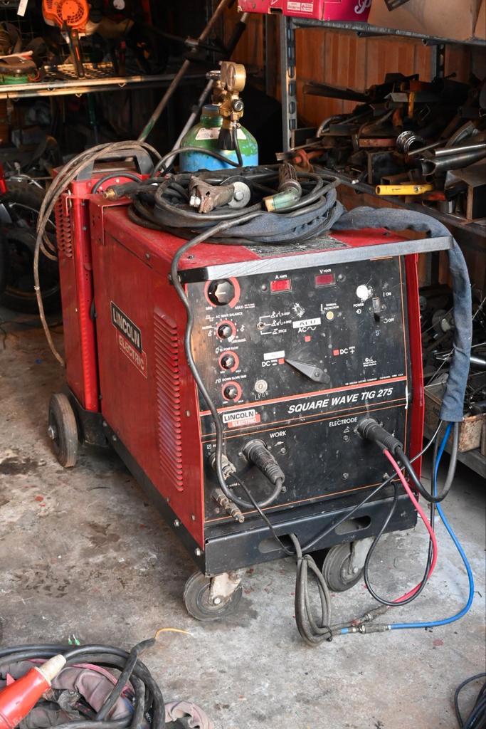 ② Lincoln Electric TIG/MMA 275A ac/dc lasapparaat, 220v/380v ...