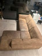 Hoekzetel, Huis en Inrichting, Ophalen, 250 tot 300 cm, Leer, Zo goed als nieuw