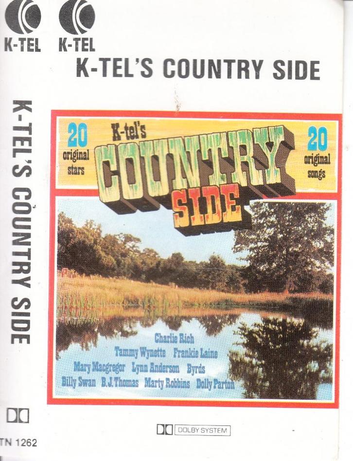 K-tels Country Side op MC, CD & DVD, Cassettes audio, Originale, Envoi
