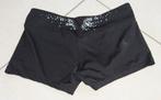 Zwarte sportshort met pailletjes (12 jaar), Sports & Fitness, Gymnastique, Enlèvement ou Envoi, Noir, Collant de gymnastique