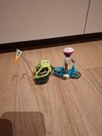 Playmobil fiets met fietskar, Kinderen en Baby's, Ophalen, Zo goed als nieuw, Complete set
