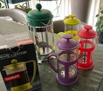 Bodum cafetiere 1 groot + 4 kleine, Elektronische apparatuur, Ophalen, Gebruikt