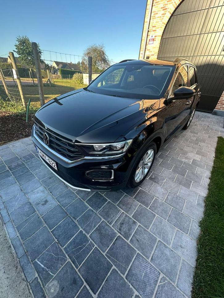 VW T-Roc Style 1.0 TSI 115pk 2021 Zwart – 86.900 km, Auto's, Volkswagen, Particulier, T-Roc, ABS, Adaptive Cruise Control, Airbags
