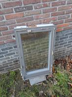 PVC raam met hoogrendementsglas, betongrijs/wit, Doe-het-zelf en Bouw, Glas en Ramen, Ophalen, Gevelraam of Ruit, Minder dan 80 cm