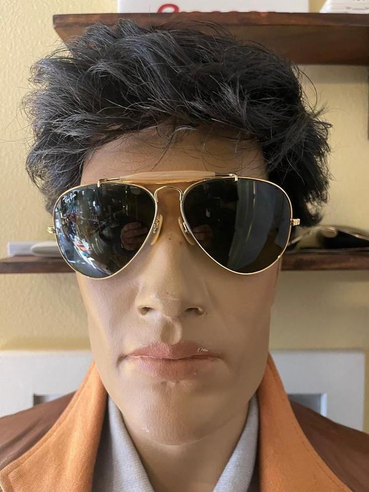 Vintage B&L Ray-Ban Aviator Outdoorsman 58mm zonnebril O7, Bijoux, Sacs & Beauté, Lunettes de Soleil & Lunettes | Hommes, Comme neuf