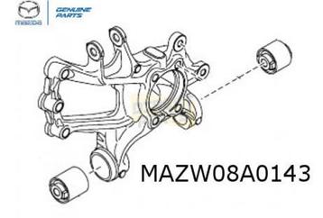 Mazda CX-5 (5/17-10/21) (KF) Fusee Achterzijde Links Origine