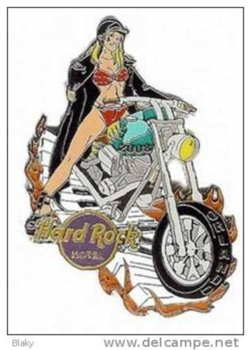 2008- HRC Hotel Orlando Bike Week Girl MotorcyclePin