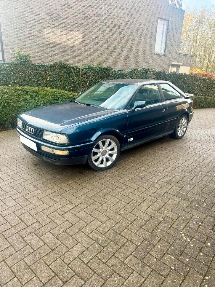 Audi Coupe QUATTRO KV 2.2i Airco Leder met werk, Auto's, Audi, Particulier, Quattro, 4x4, Airconditioning, Bluetooth, Boordcomputer