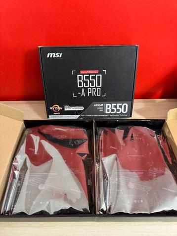 3x MSI B550-A PRO Moederborden - NIEUW beschikbaar voor biedingen