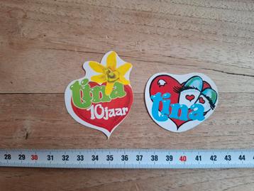 Lot vintage stickers - Tina blad weekblad beschikbaar voor biedingen