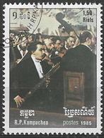 Kampuchea 1985 - Yvert 564 - Jaar van de muziek (ST), Postzegels en Munten, Verzenden, Gestempeld